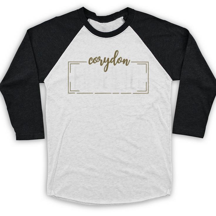 Corydon Baseball School Spirit Indiana Baseball Raglan Shirt