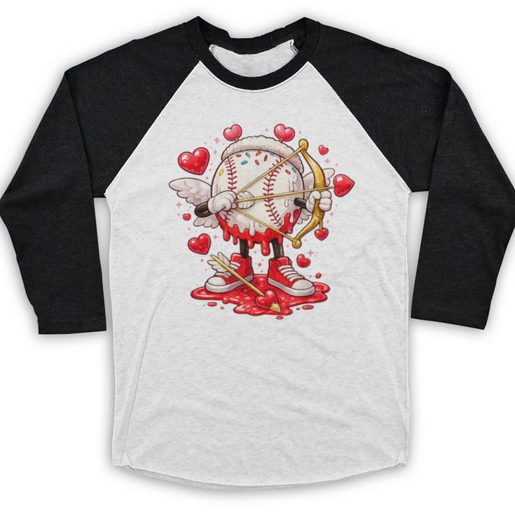 Cupid Baseball Drip Icecream Apparel Youth Boy Valentine Baseball Raglan Shirt Cupid Baseball Drip Icecream Apparel Youth Boy Valentine Baseball Raglan Shirt
