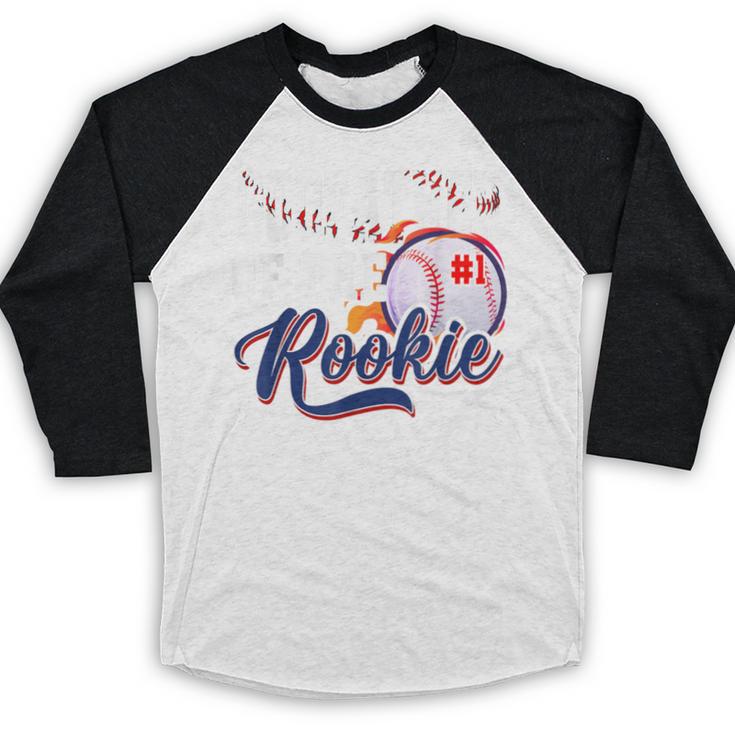 Godfather Rookie Of Year 1st Birthday Baseball Theme Baseball Raglan Shirt