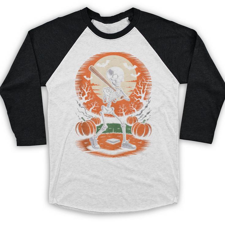 Halloween Skeleton Baseball Player Costume Men Boys Kids Baseball Raglan Shirt Halloween Skeleton Baseball Player Costume Men Boys Kids Baseball Raglan Shirt