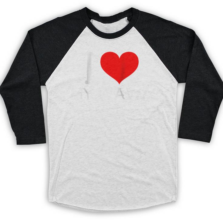 I Heart My Wawa Raglan Baseball Tee Baseball Raglan Shirt