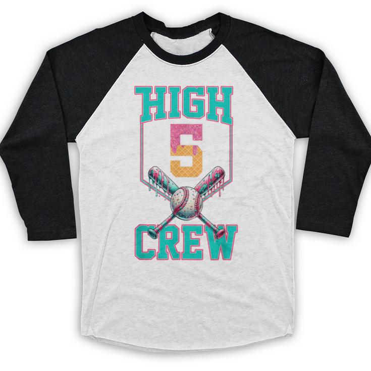 Hi 5 Birthday Party Decorations For Boy Baseball Drip 5th Baseball Raglan Shirt Hi 5 Birthday Party Decorations For Boy Baseball Drip 5th Baseball Raglan Shirt