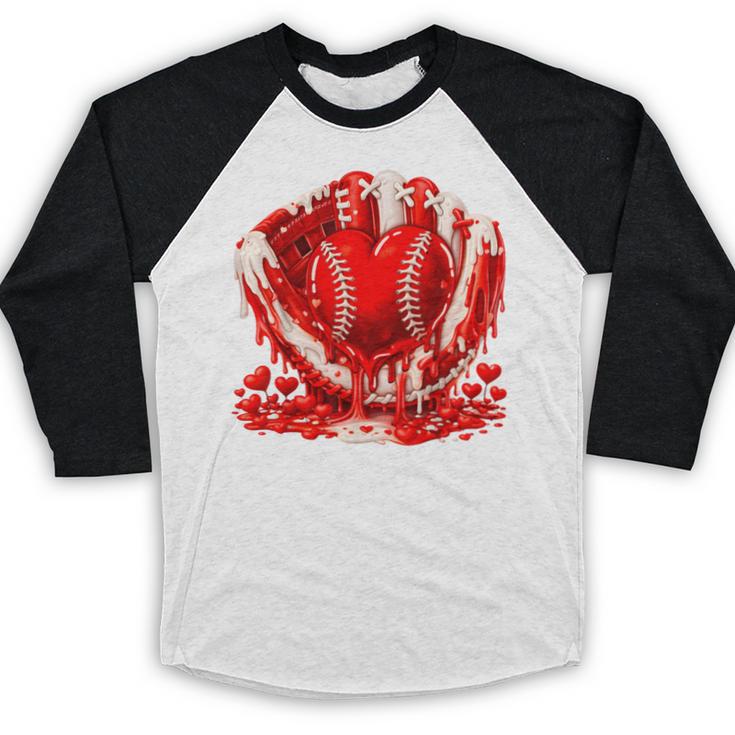 Ice Cream Drip Heart Valentines Day Baseball Boys Youth Kids Baseball Raglan Shirt Ice Cream Drip Heart Valentines Day Baseball Boys Youth Kids Baseball Raglan Shirt