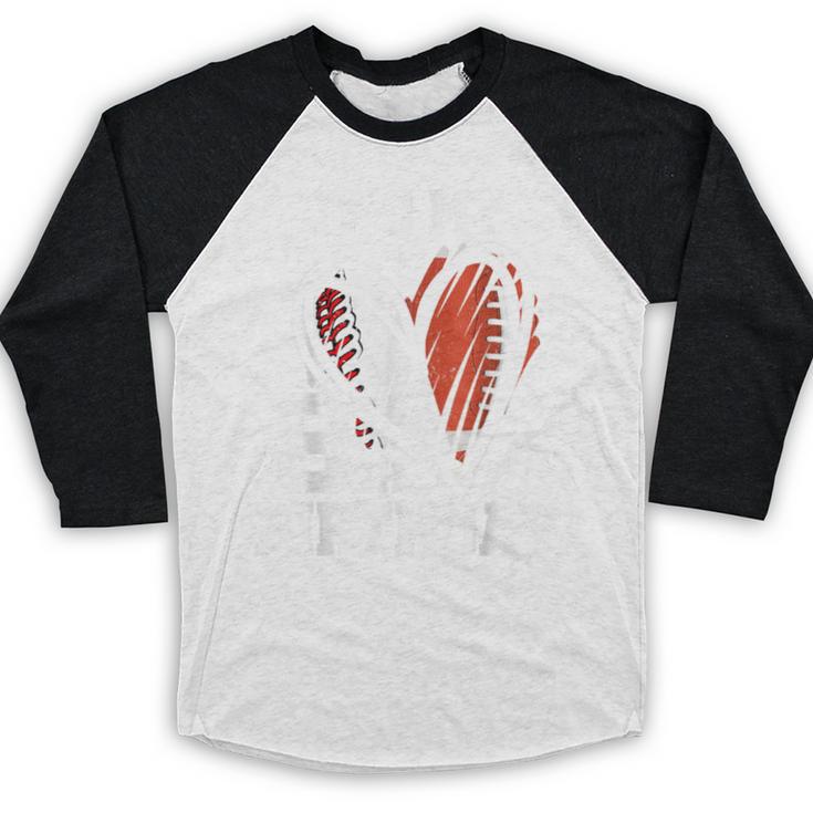 It's My 8th Birthday Baseball Football Heart 8 Year Old Baseball Raglan Shirt It's My 8th Birthday Baseball Football Heart 8 Year Old Baseball Raglan Shirt