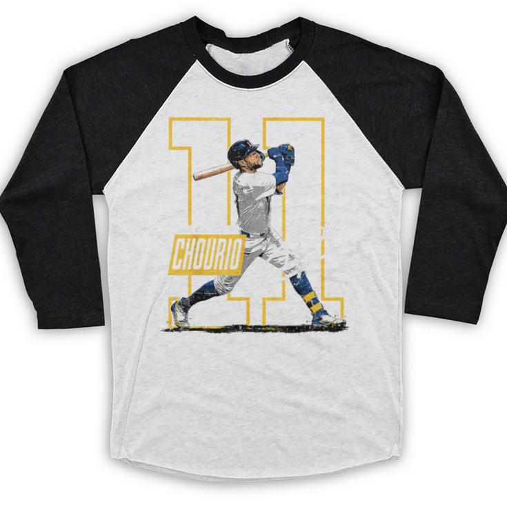 Jackson Chourio Milwaukee MLB Baseball Player MLBJCH202M Baseball Raglan Shirt Jackson Chourio Milwaukee MLB Baseball Player MLBJCH202M Baseball Raglan Shirt