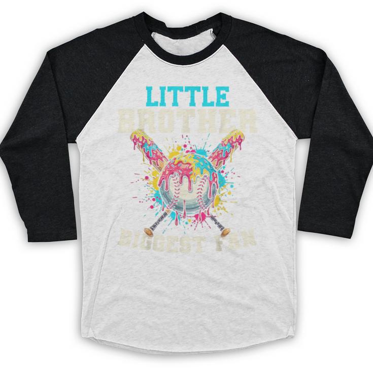 Little Brother Biggest Fan Baseball Cream Drip Crossed Bats Baseball Raglan Shirt Little Brother Biggest Fan Baseball Cream Drip Crossed Bats Baseball Raglan Shirt