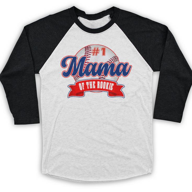 Mama Rookie Of Year 1st Birthday Baseball Theme Matching Baseball Raglan Shirt