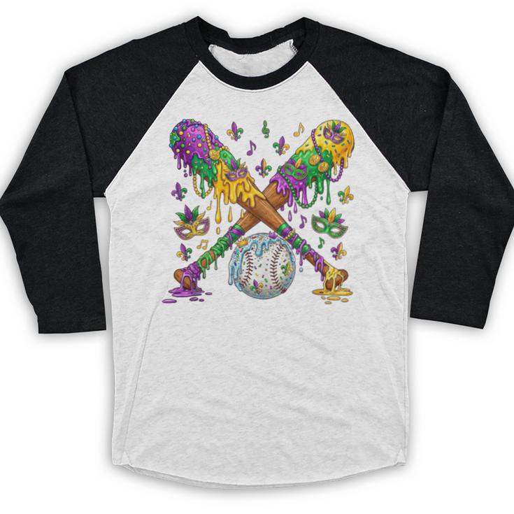 Mardi Gras Baseball Drip Shirt Cool Dripping Baseball Drip Baseball Raglan Shirt Mardi Gras Baseball Drip Shirt Cool Dripping Baseball Drip Baseball Raglan Shirt