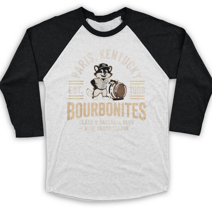 Paris Kentucky Bourbonites Baseball Heritage Baseball Raglan Shirt Paris Kentucky Bourbonites Baseball Heritage Baseball Raglan Shirt