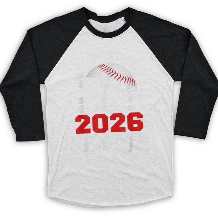 Proud Mom Of A 2026 Senior Baseball Graduation 2026 Baseball Raglan Shirt