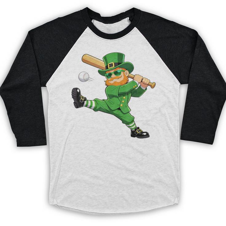 Retro Leprechaun Baseball St Patricks Day Sport Men Boy Kids Baseball Raglan Shirt Retro Leprechaun Baseball St Patricks Day Sport Men Boy Kids Baseball Raglan Shirt
