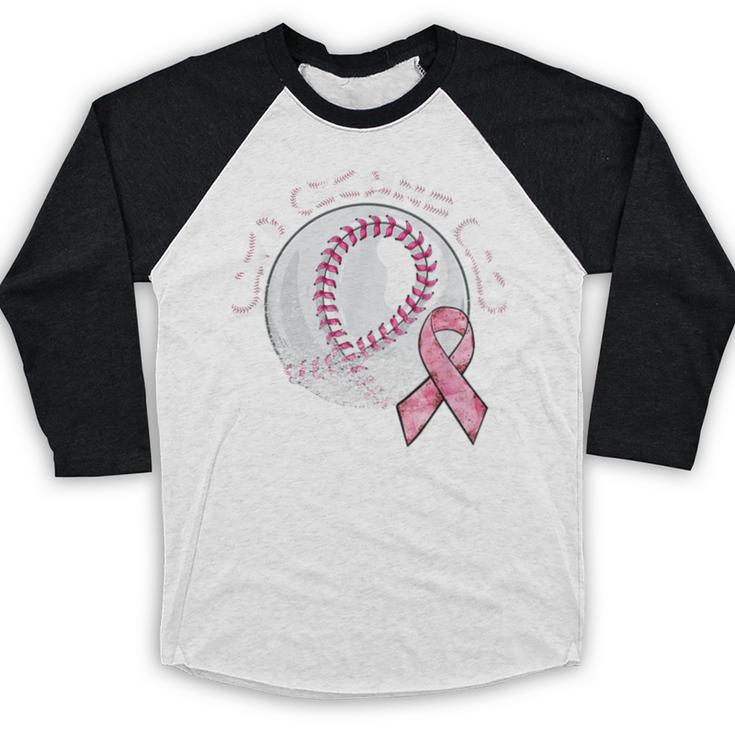 Save 2nd Base Breast Cancer Awareness Pink Ribbon Baseball Baseball Raglan Shirt Save 2nd Base Breast Cancer Awareness Pink Ribbon Baseball Baseball Raglan Shirt