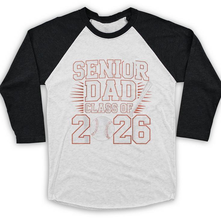 Senior Dad Class Of 2026 Graduate Baseball 2026 Graduation Baseball Raglan Shirt