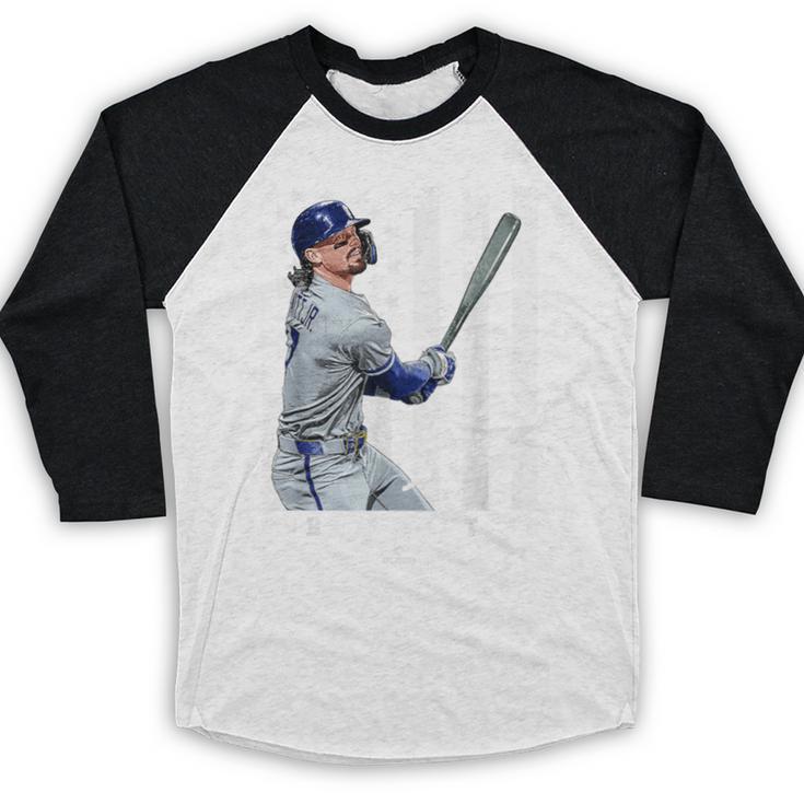 Show Your Pride Bobby WITT Jr Kansas City Baseball MLBPA Baseball Raglan Shirt