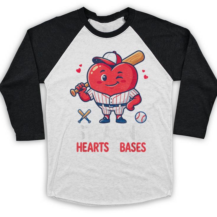 Stealing Hearts And Bases Baseball Player Valentine's Day Baseball Raglan Shirt Stealing Hearts And Bases Baseball Player Valentine's Day Baseball Raglan Shirt