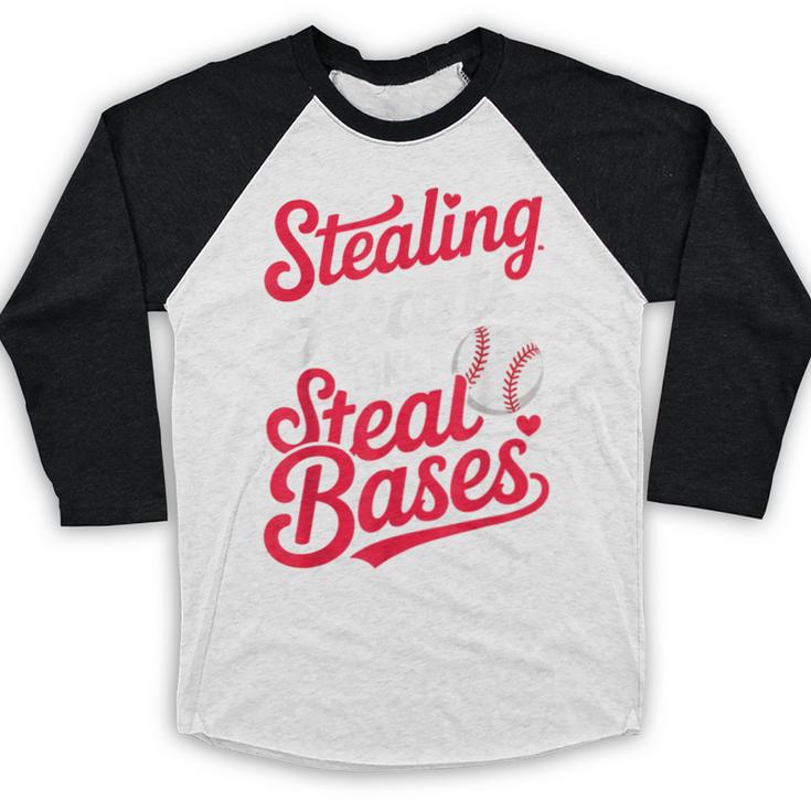 Stealing Hearts Like I Steal Bases Cute Baseball Boys Baseball Raglan Shirt Stealing Hearts Like I Steal Bases Cute Baseball Boys Baseball Raglan Shirt