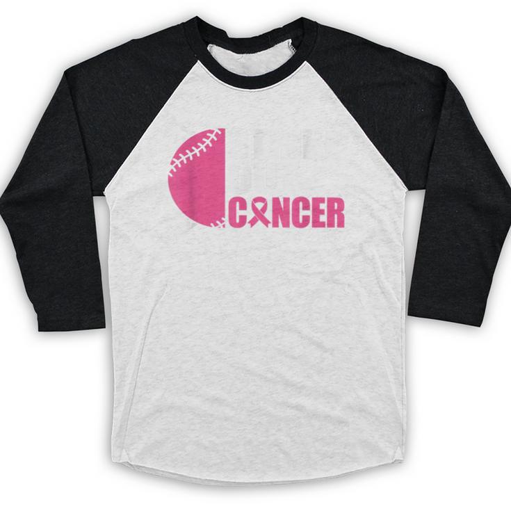 Strike Out Cancer Breast Cancer Awareness Baseball Warrior Baseball Raglan Shirt Strike Out Cancer Breast Cancer Awareness Baseball Warrior Baseball Raglan Shirt