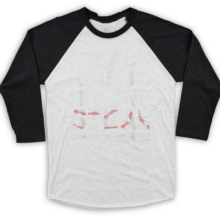 I Teach Kids To Hit And Steal Baseball Coach Sport Lover Men Baseball Raglan Shirt