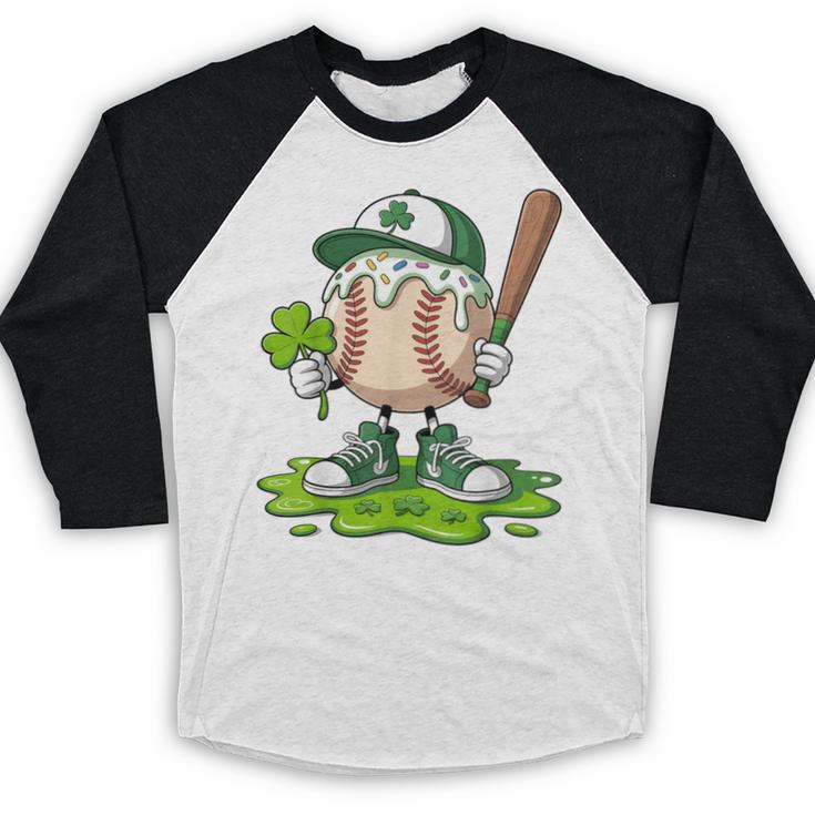 Toddler Baseball Drip Ice Cream Boys Kids St Patricks Day Baseball Raglan Shirt Toddler Baseball Drip Ice Cream Boys Kids St Patricks Day Baseball Raglan Shirt