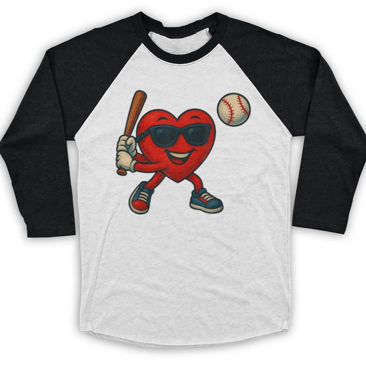Valentines Day Baseball Red Heart Love Boys Kids Tee Baseball Raglan Shirt Valentines Day Baseball Red Heart Love Boys Kids Tee Baseball Raglan Shirt