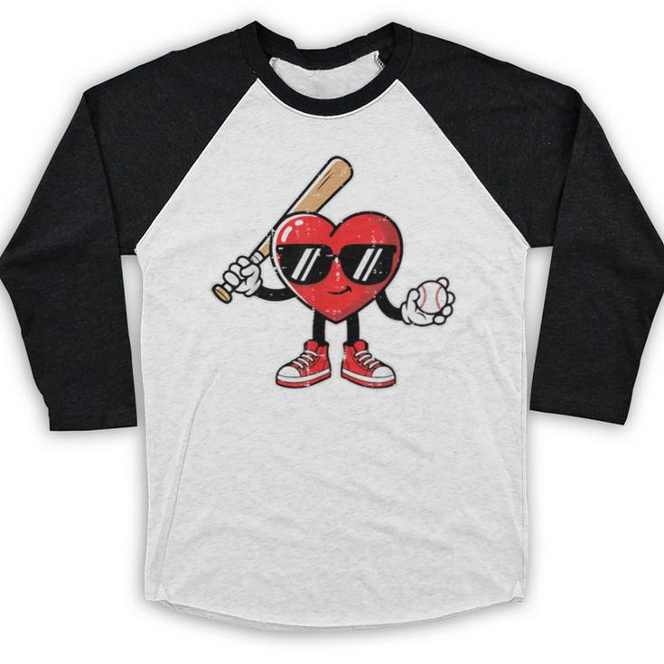Valentines Day Heart Baseball Player Sports Boys Kids Men Baseball Raglan Shirt Valentines Day Heart Baseball Player Sports Boys Kids Men Baseball Raglan Shirt