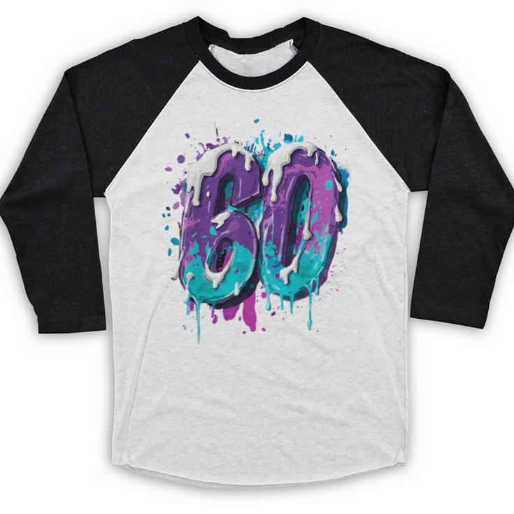 Vintage Baseball 60 Number Baseball Raglan Shirt