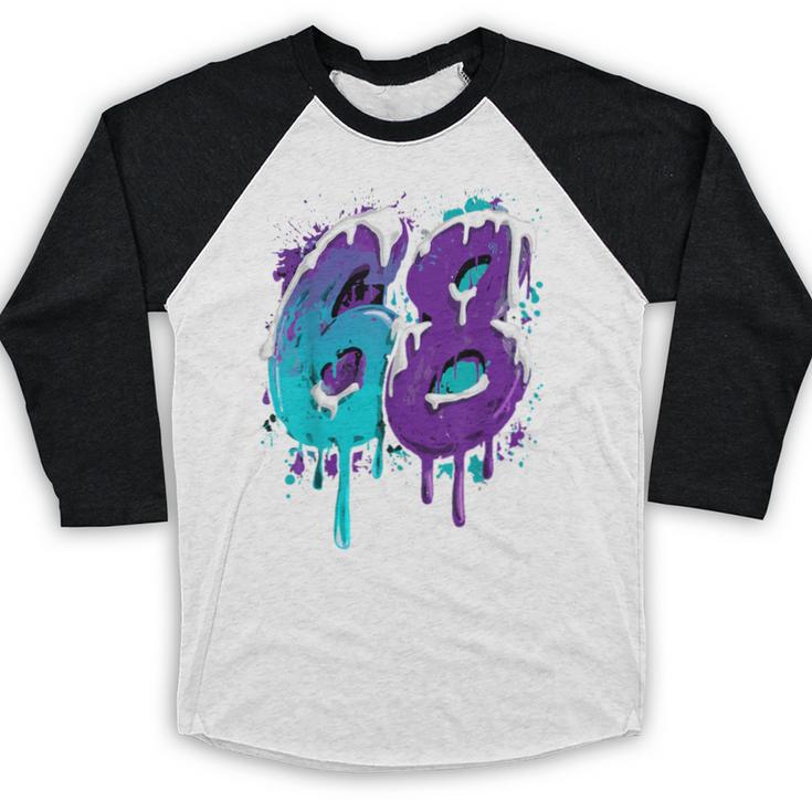 Vintage Baseball 68 Number Baseball Raglan Shirt Vintage Baseball 68 Number Baseball Raglan Shirt