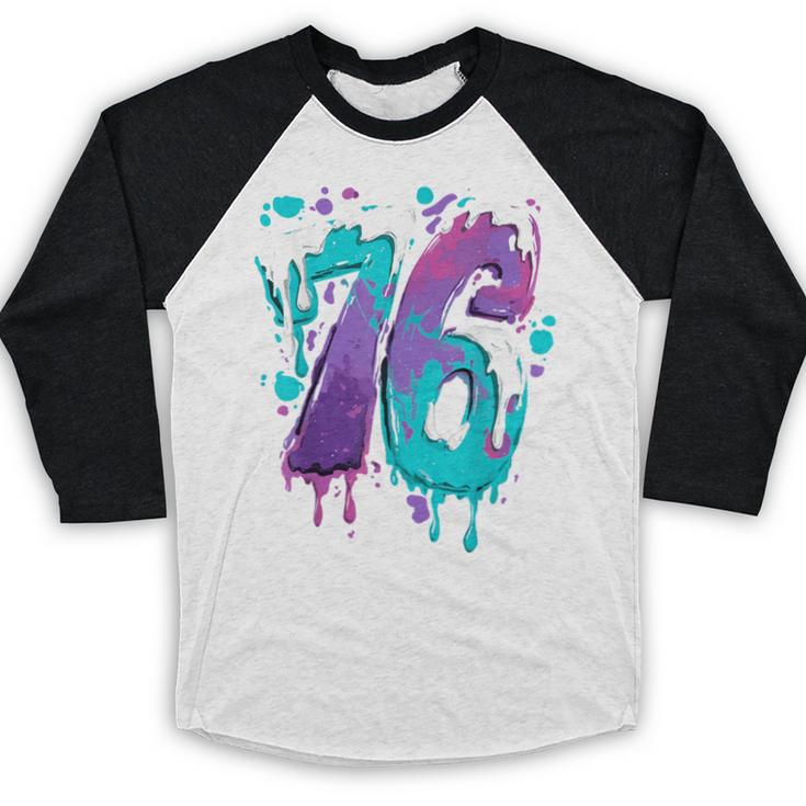 Vintage Baseball 76 Number Baseball Raglan Shirt Vintage Baseball 76 Number Baseball Raglan Shirt