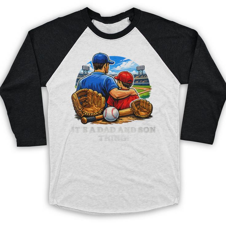 Women's Father Son Baseball Father's Day Baseball Raglan Shirt Women's Father Son Baseball Father's Day Baseball Raglan Shirt
