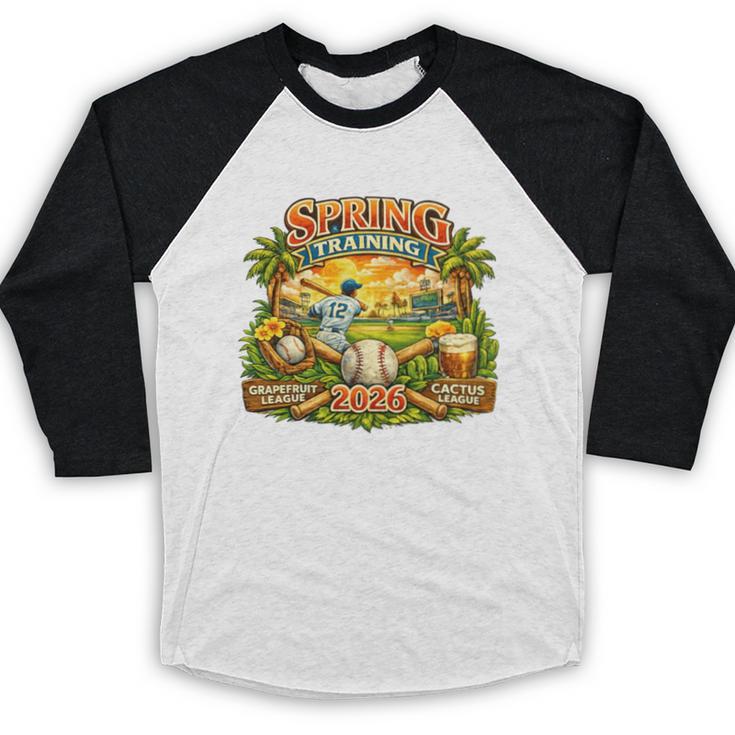 Awesome Spring Trainings 2026 Baseball Arizona Florida Baseball Raglan Shirt