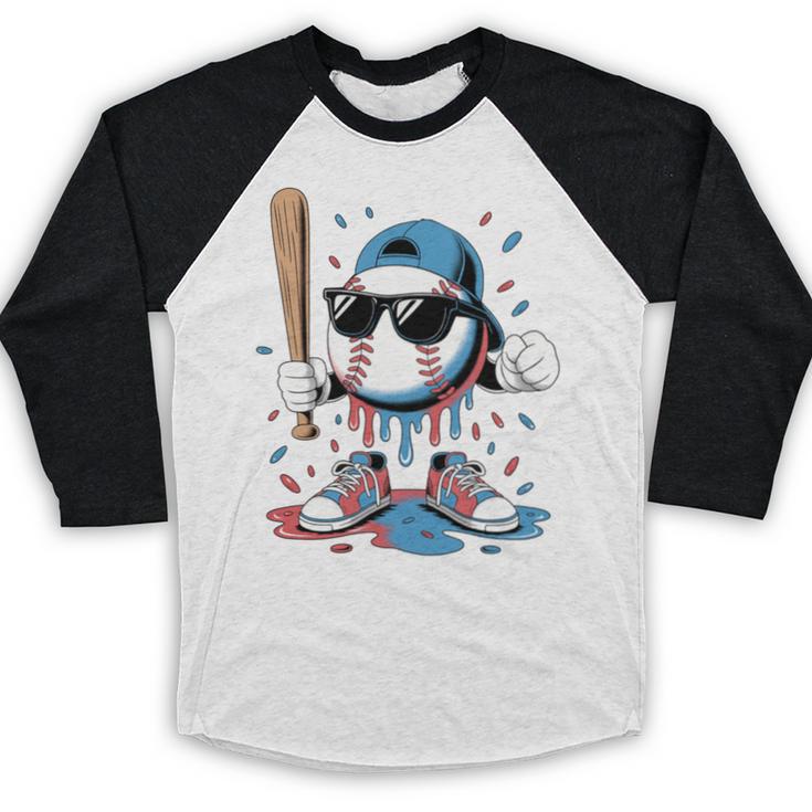 Baseball Lifestyle Apparel Youth Baseball Ice Cream Drip Baseball Raglan Shirt