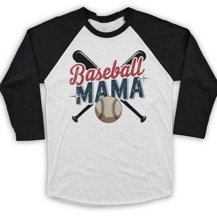 Baseball Mama Squad Proud Sports Mom Game Day Baseball Raglan Shirt