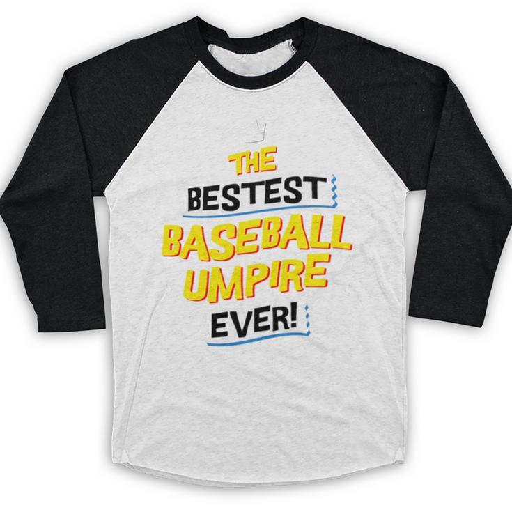 Best Baseball Umpire Job Occupation Premium Tri-Blend Baseball Raglan Shirt