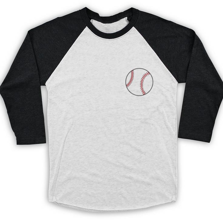 My Favorite Baseball Player Calls Me Mom Baseball Raglan Shirt