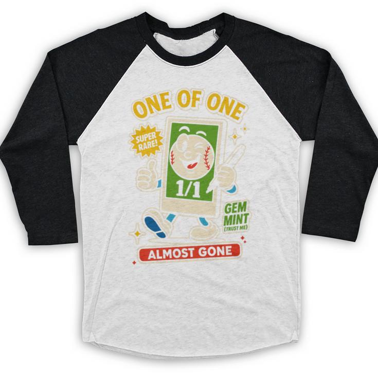 Hobby Trading Card Parody Humor 11 Baseball Cards Collector Premium Baseball Raglan Shirt