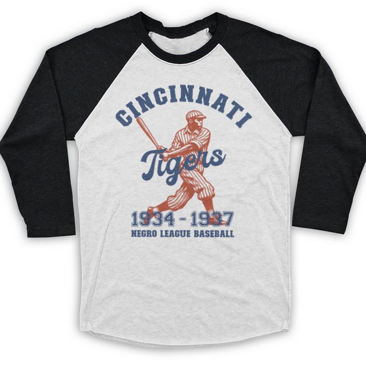 Negro League Baseball History Month Cincinnati Ohio Baseball Raglan Shirt