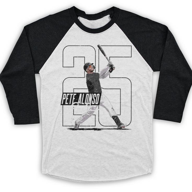 Pete Alonso Baltimore Baseball Players MLBPAL203M Baseball Raglan Shirt