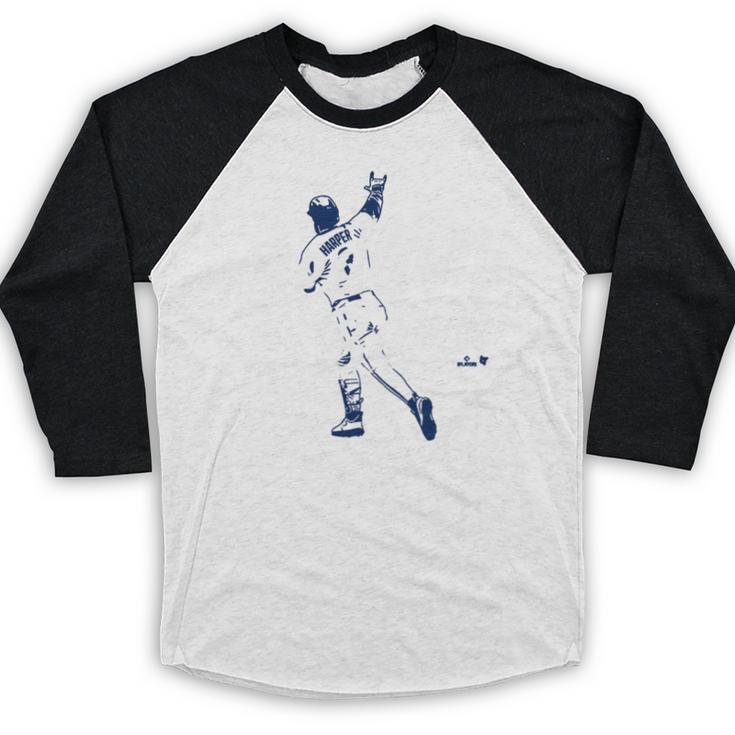 Philly Bedlam Bedlam At The Bank Philadelphia Baseball Premium Tri-Blend Baseball Raglan Shirt