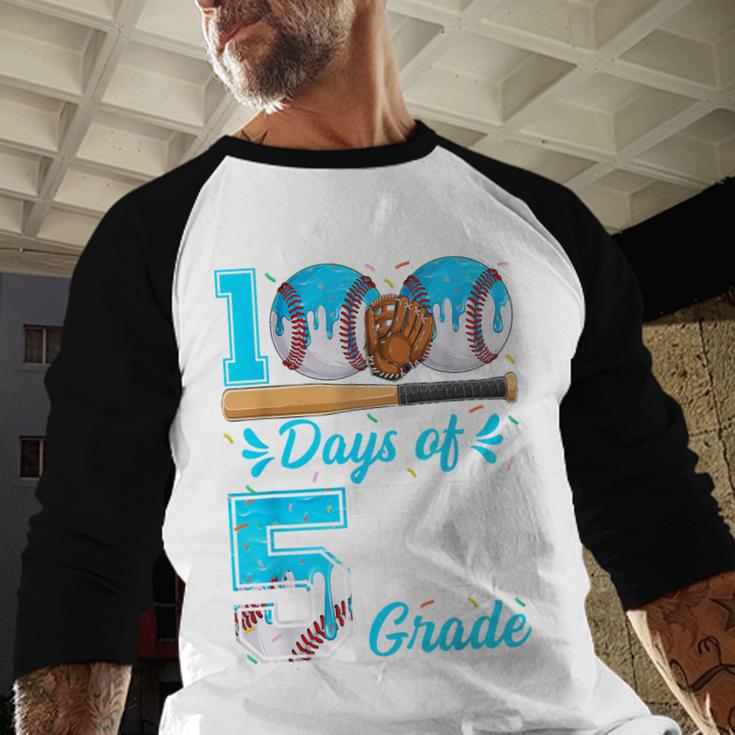 100 Days Of 5th Grade Baseball 100th Day Of School Boys Kids Baseball Raglan Shirt 100 Days Of 5th Grade Baseball 100th Day Of School Boys Kids Baseball Raglan Shirt