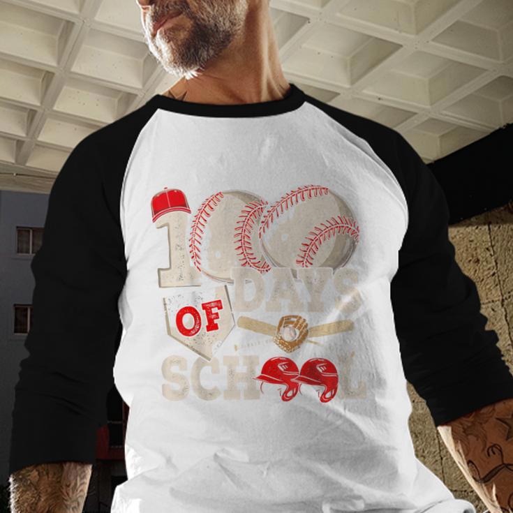 100 Days Of School Baseball 100th Day Of School Kids Teacher Baseball Raglan Shirt 100 Days Of School Baseball 100th Day Of School Kids Teacher Baseball Raglan Shirt