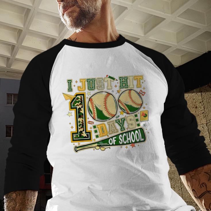 100 Days Of School Baseball I Just Hit 100 Days Boy COUNSELO Baseball Raglan Shirt 100 Days Of School Baseball I Just Hit 100 Days Boy COUNSELO Baseball Raglan Shirt