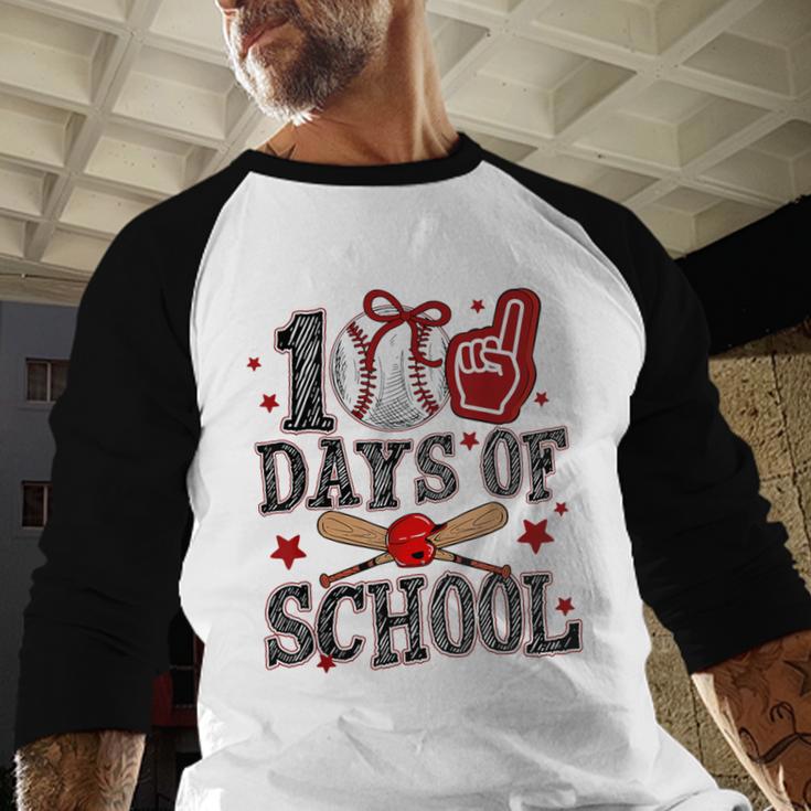 100 Days Of School Baseball Teacher 100 Days Smarter Student Baseball Raglan Shirt 100 Days Of School Baseball Teacher 100 Days Smarter Student Baseball Raglan Shirt