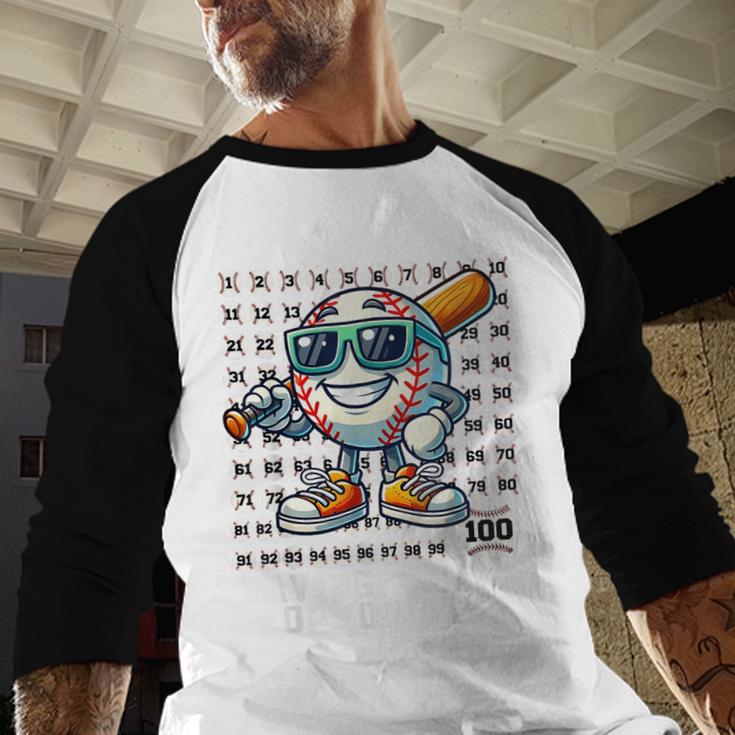 100 Days Of School Boys Baseball 100th Day Of School Kids Baseball Raglan Shirt 100 Days Of School Boys Baseball 100th Day Of School Kids Baseball Raglan Shirt
