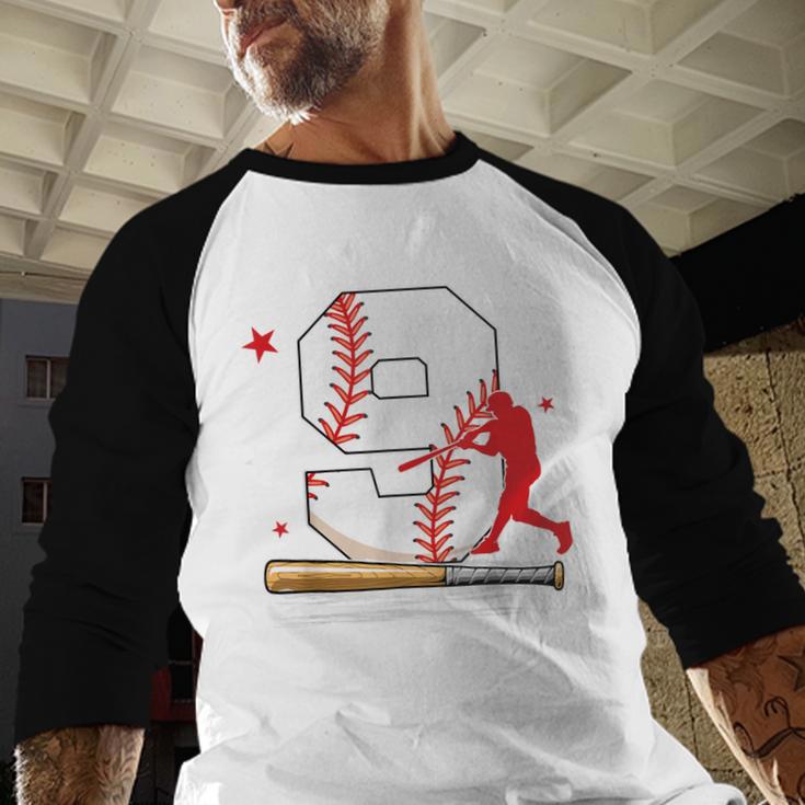 9 Years Old Baseball Birthday Boy 9th Bday Party Baseball Raglan Shirt 9 Years Old Baseball Birthday Boy 9th Bday Party Baseball Raglan Shirt