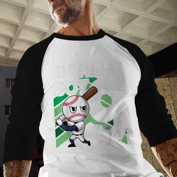 9th Birthday Baseball Birthday Party 9th Birthday Boy Baseball Raglan Shirt