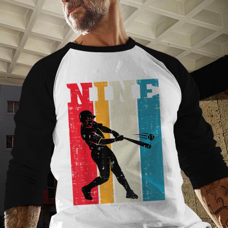 9th Birthday Nine Baseball Batter 9 Year Old Bday Boys Kids Baseball Raglan Shirt 9th Birthday Nine Baseball Batter 9 Year Old Bday Boys Kids Baseball Raglan Shirt