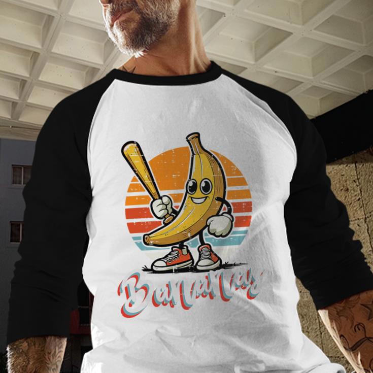 Bananas Baseball Sunset Retro Fruit Sports Boys Kids Men Premium Tri-Blend Baseball Raglan Shirt Bananas Baseball Sunset Retro Fruit Sports Boys Kids Men Premium Tri-Blend Baseball Raglan Shirt