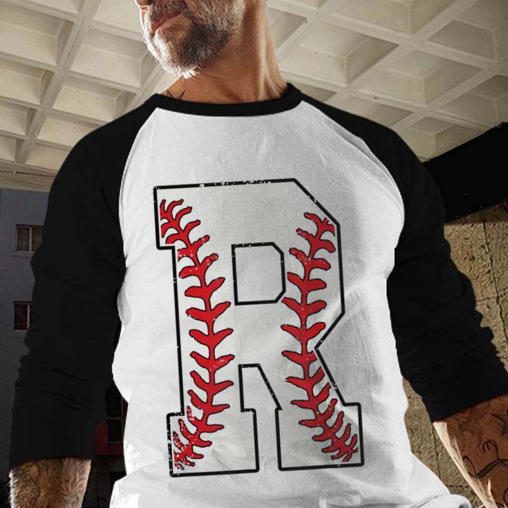 Baseball Alphabet Monogram Initial Letter R Baseball Raglan Shirt Baseball Alphabet Monogram Initial Letter R Baseball Raglan Shirt