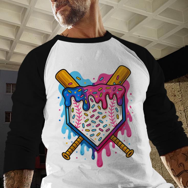 Baseball Boys Ice Cream Drip Baseball Baseball Raglan Shirt Baseball Boys Ice Cream Drip Baseball Baseball Raglan Shirt