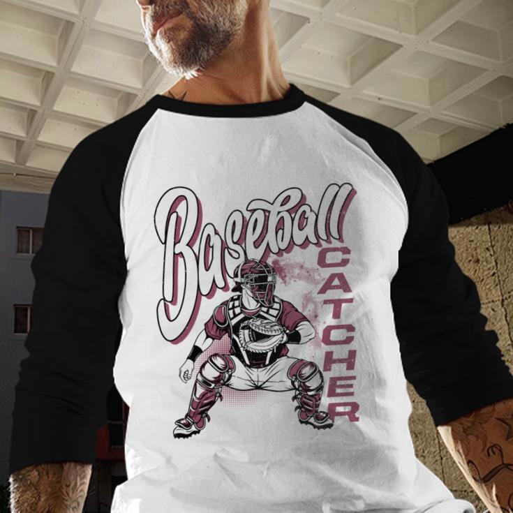 Baseball Catcher Gear Home Plate Baseball Raglan Shirt Baseball Catcher Gear Home Plate Baseball Raglan Shirt